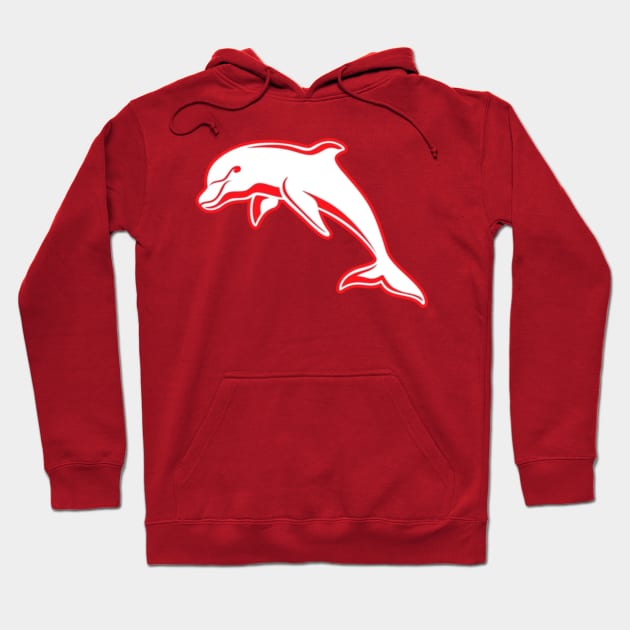 Dolphins NRL rugby Hoodie by zachbrayan